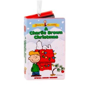 Hallmark A Charlie Brown Christmas Book Ornament 2023 Special Award Winner